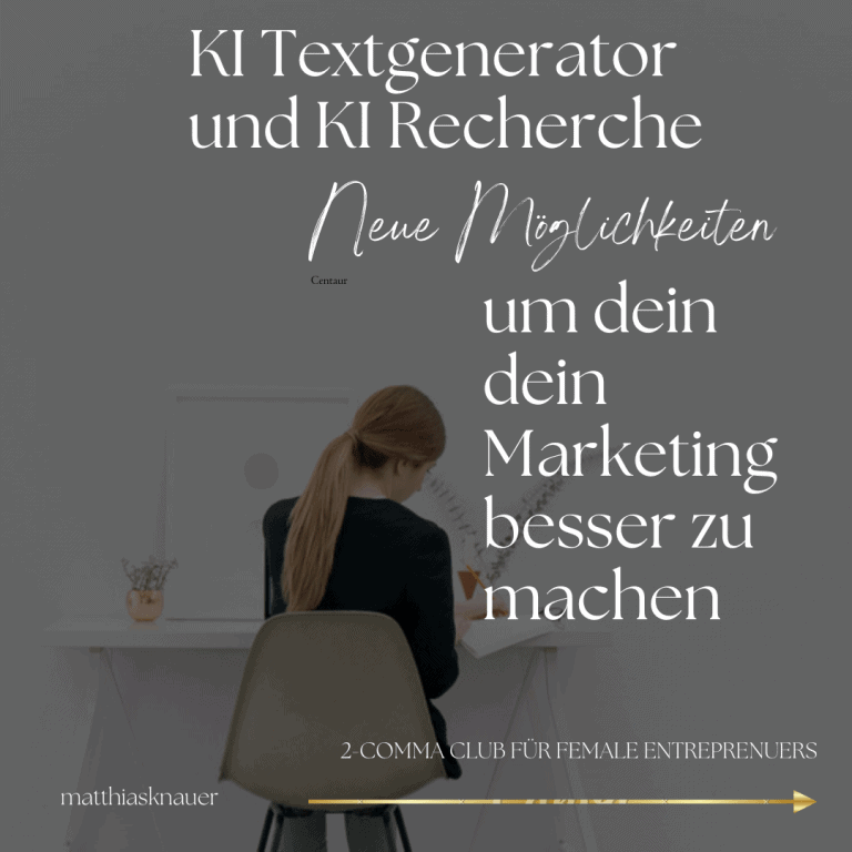 KI Recherche KI Textgenerator